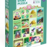 DJECO puzzle Trois petits cochons 35 pièces