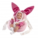 Llorens New Born Girl - Realistic Baby Doll with Full Vinyl Body 35 cm