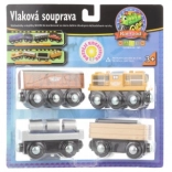 Freight Train Set with Diesel Locomotive
