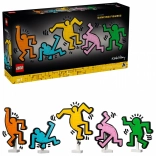 lego art keith haring – figures dansantes
