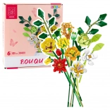 Constructieset – decoratieve bloemenboeket, 827 stukjes