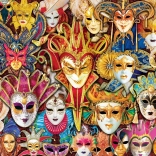 Puzzle EUROGRAPHICS Venezianische Masken, 1000 Teile
