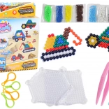 DIY Water Bead Set – Magic Beads, 8 Colors, Construction Vehicles