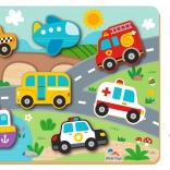 Puzzle à encastrer Transport