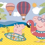 Puzzle Peppa Pig : Vacances Maxi 24 pièces