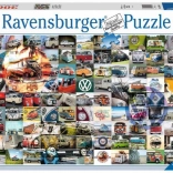 Ravensburger puzzel 3000 stukjes – 99 momenten VW Campervan