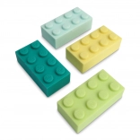 LEGO schoolgummen 8 stuks – gekleurde uitwisbare blokjes