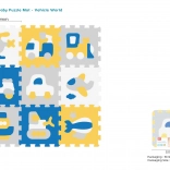 Schuimpuzzel-speelmat met vervoersmiddelen 9 st., EVA, 3D bouwen voor kinderen 10m+