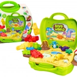 Play-Doh Dinosaur World in a Carry Case – Molds and Tools, Green