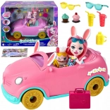 Enchantimals Voiture Lapin Bree avec accessoires