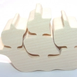 Fauna wooden boat natural