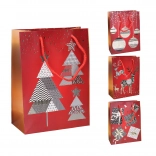 Gift Bag M 26 × 32 × 10 cm – Christmas motifs