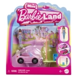 Mattel Mini Barbie Land cabriolet avec mini poupée