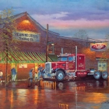 Puzzle Roter LKW 1000 Teile Cobble Hill