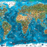 EDUCA Puzzel Wonderen van de wereld 12000 stukjes