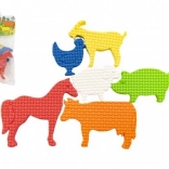 Foam bath stickers Our Farm – 6 pcs