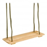 Balançoire de jardin en bois avec cordes réglables SMALL FOOT