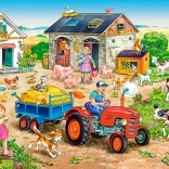 Puzzel maxi 40 stukjes LIFE ON THE FARM van CASTORLAND