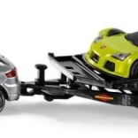 Personenauto met aanhanger