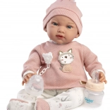 Guca Ada – weighted realistic baby doll with soft cloth body 42 cm