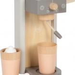 Small Foot cafetière en bois avec accessoires Tasty gris