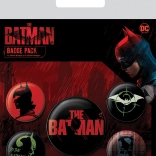 Lot de badges BATMAN (5 pièces)