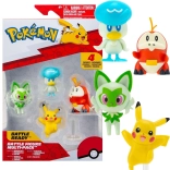 Pokémon battle multipack – 4 figures Pikachu, Fuecoco, Sprigatito and Quaxly 5 cm