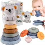 Woopie baby educatieve stapelpiramide koala 2-in-1 bijtring