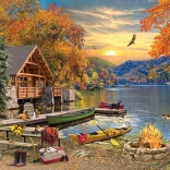 Puzzle Cobble Hill Seeufer-Zuflucht 1000 Teile