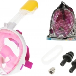 Vollflächige faltbare Schnorchelmaske S/M rosa