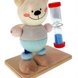 Zandloper beertje voor tandenpoetsen