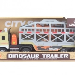 Batterij-aangedreven transportwagen met dinosaurus