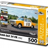 Puzzle RETRO-AUTA Wolga GAZ 24 VB (1984) – 500 Teile