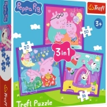 Puzzle Peppa Pig 3-en-1 (20, 36, 50 pièces)
