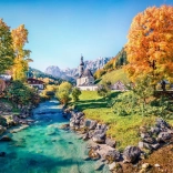 Puzzel Herfst in Ramsau 500 stukjes