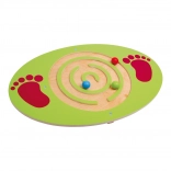 Wooden Balance Board with Maze