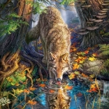 Puzzel 1500 stukjes – wolf