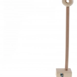 Hess mobiele houder van natuurlijk hout