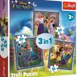 Puzzle ENCANTO : personnages 3‑en‑1 (20, 36, 50 pièces) TREFL