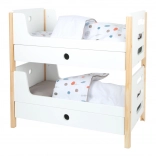 Little Button wooden bunk bed for dolls