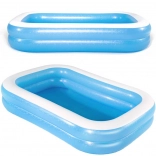 piscine de jardin gonflable Bestway, bleu, 262 × 175 × 51 cm