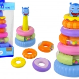 Educatieve piramide Kleurrijke ringen