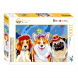 Puzzle Brain Tree Hundefamilie 1000 Teile