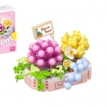 KOCO Bloom Building Set – succulent floral arrangement, 249 pieces