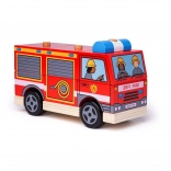 Wooden Fire Truck with Stackable Pieces BIGJIGS