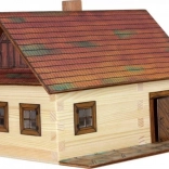Maquette en bois à coller WALACHIA – chalet en rondins 1:32