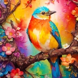 ENJOY Puzzle bunter Vogel 1000 Teile