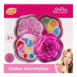 4-piece flower-shaped cosmetic set