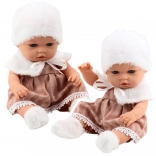 Baby Doll in Beige Dress with Hat and Collar