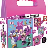 Puzzle in Suitcase Minnie and Daisy 4-in-1